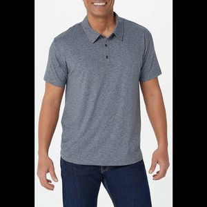 zuda Menswear Z-Cool Polo Shirt Heather Nay